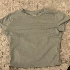 Hollister XS women’s crop top grey
